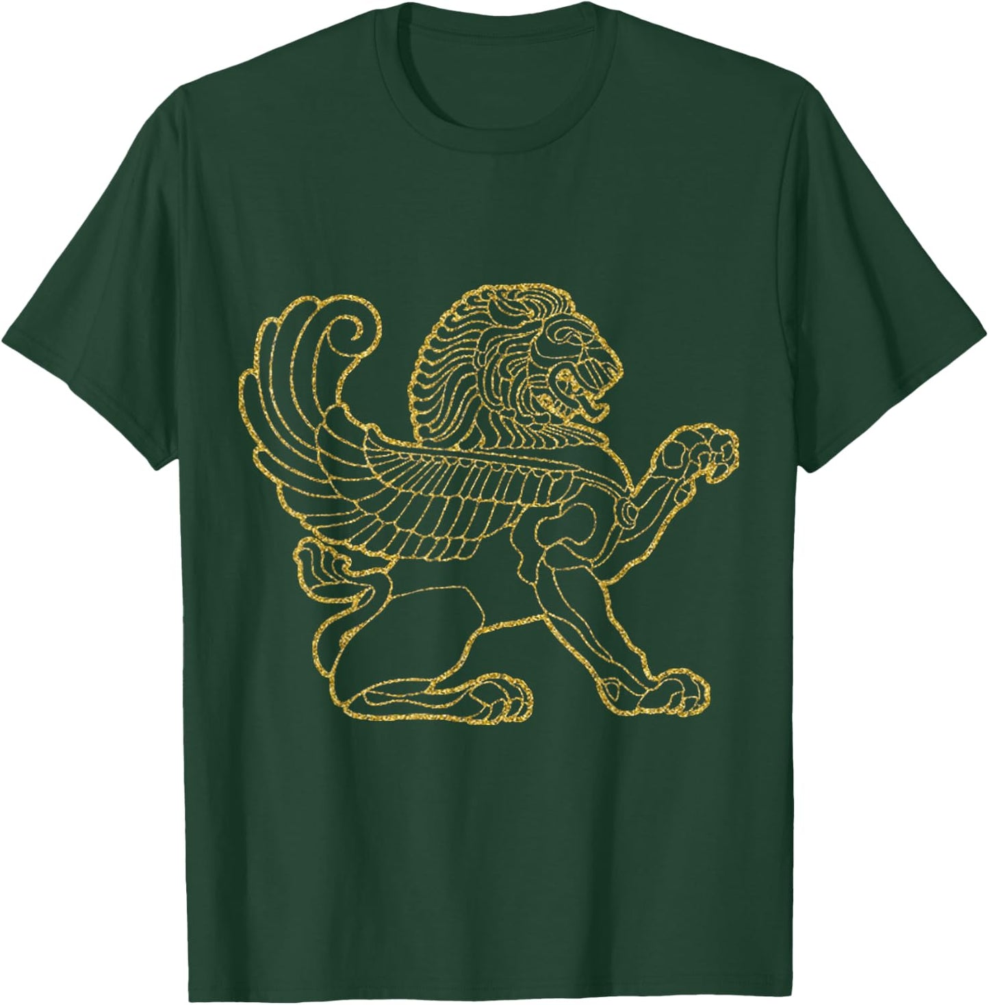 Persepolis, Takht-e-Jamshid, Flying Lion, Persian History T-Shirt - T-Shirt | Forest