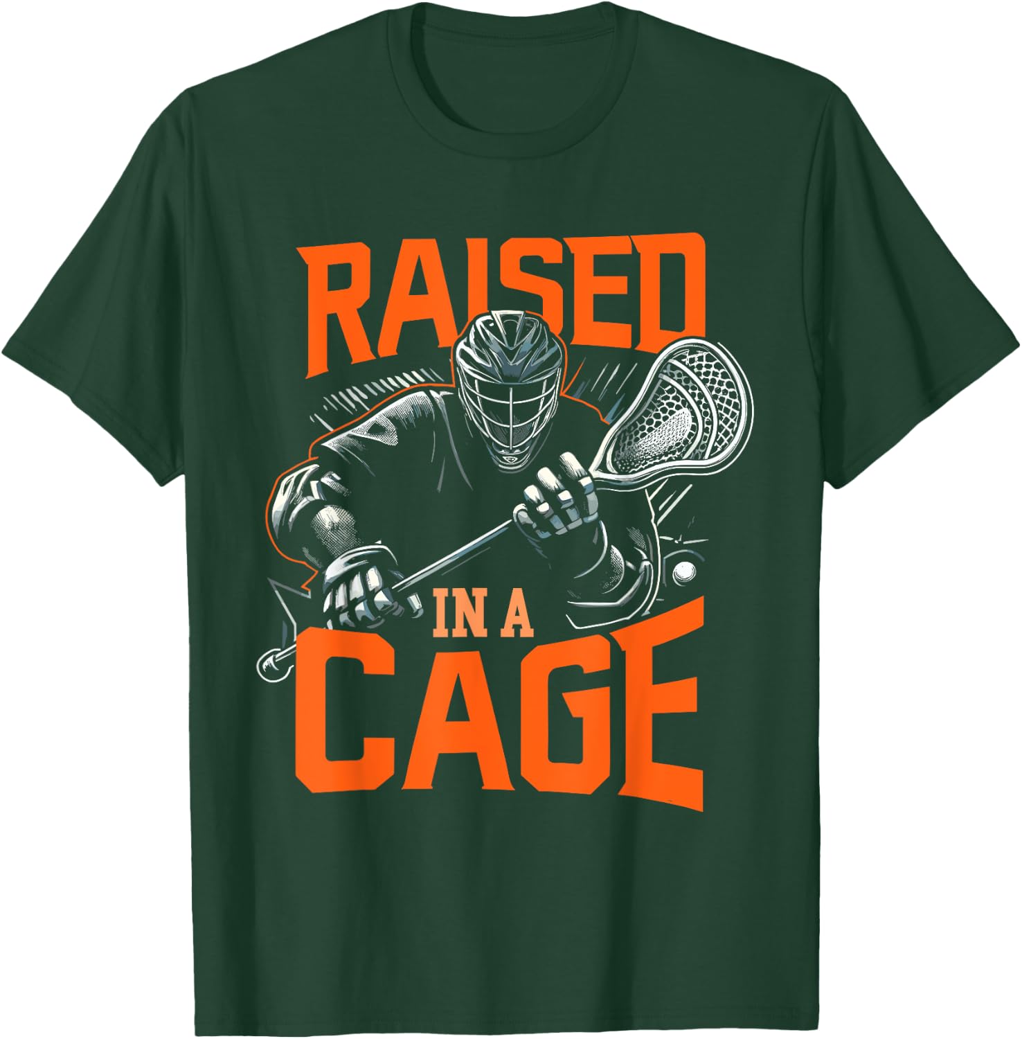 Goalkeeper Lax Goalie Lacrosse Goalie Lacrosse Player T-Shirt - T-Shirt | Forest