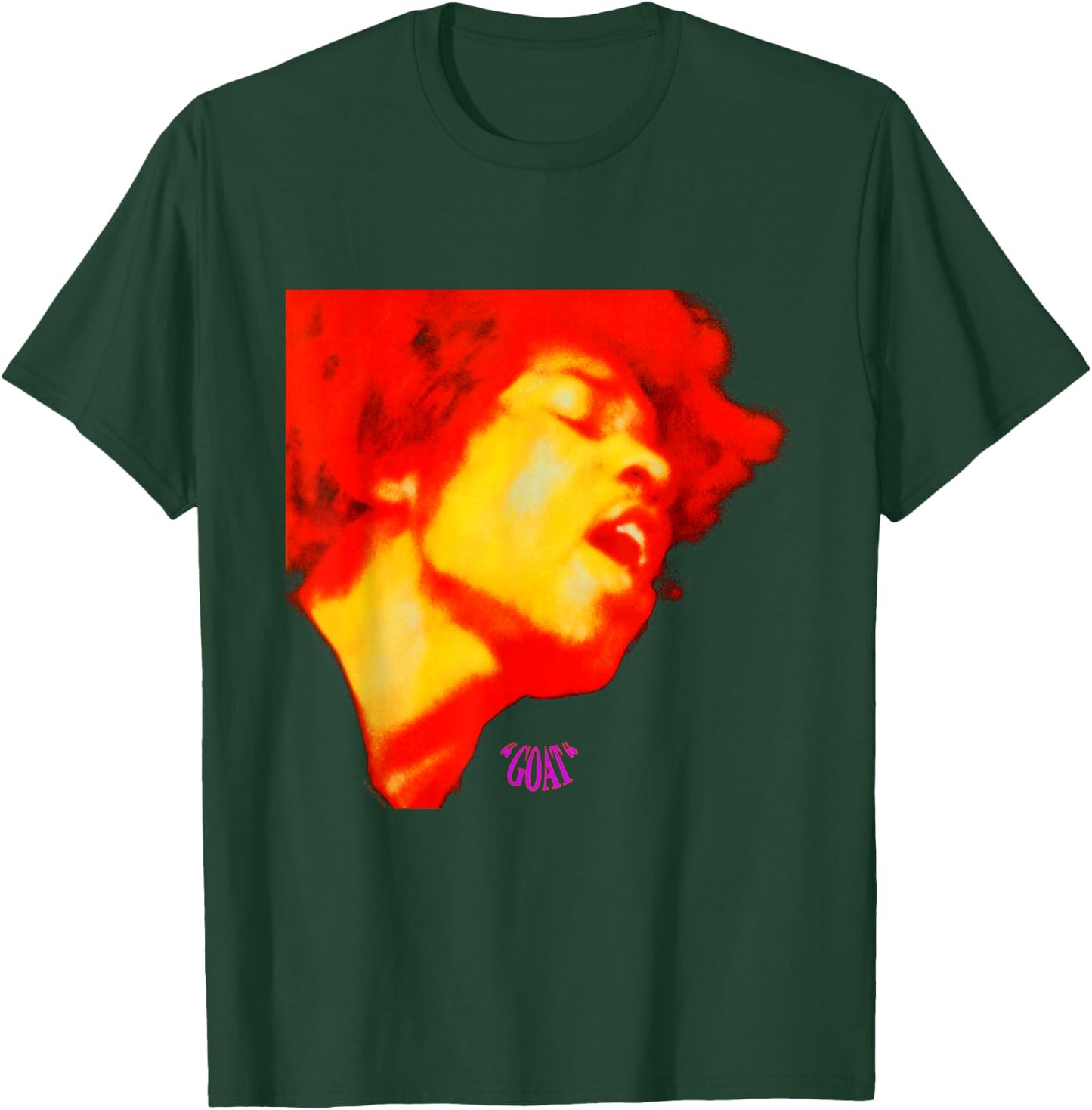 Karl Ferris Jimi Hendrix Electric Ladyland Cover GOAT T-Shirt - T-Shirt | Forest