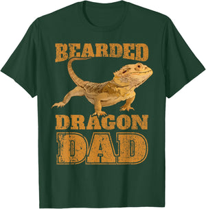 Bearded Dragon Dad Papa Bearded Dragon Father T-Shirt - T-Shirt | Forest
