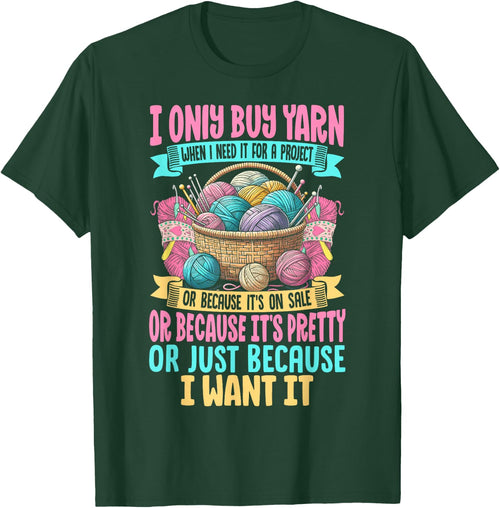 Funny Knitting Yarn Art Girls Crochet Lovers