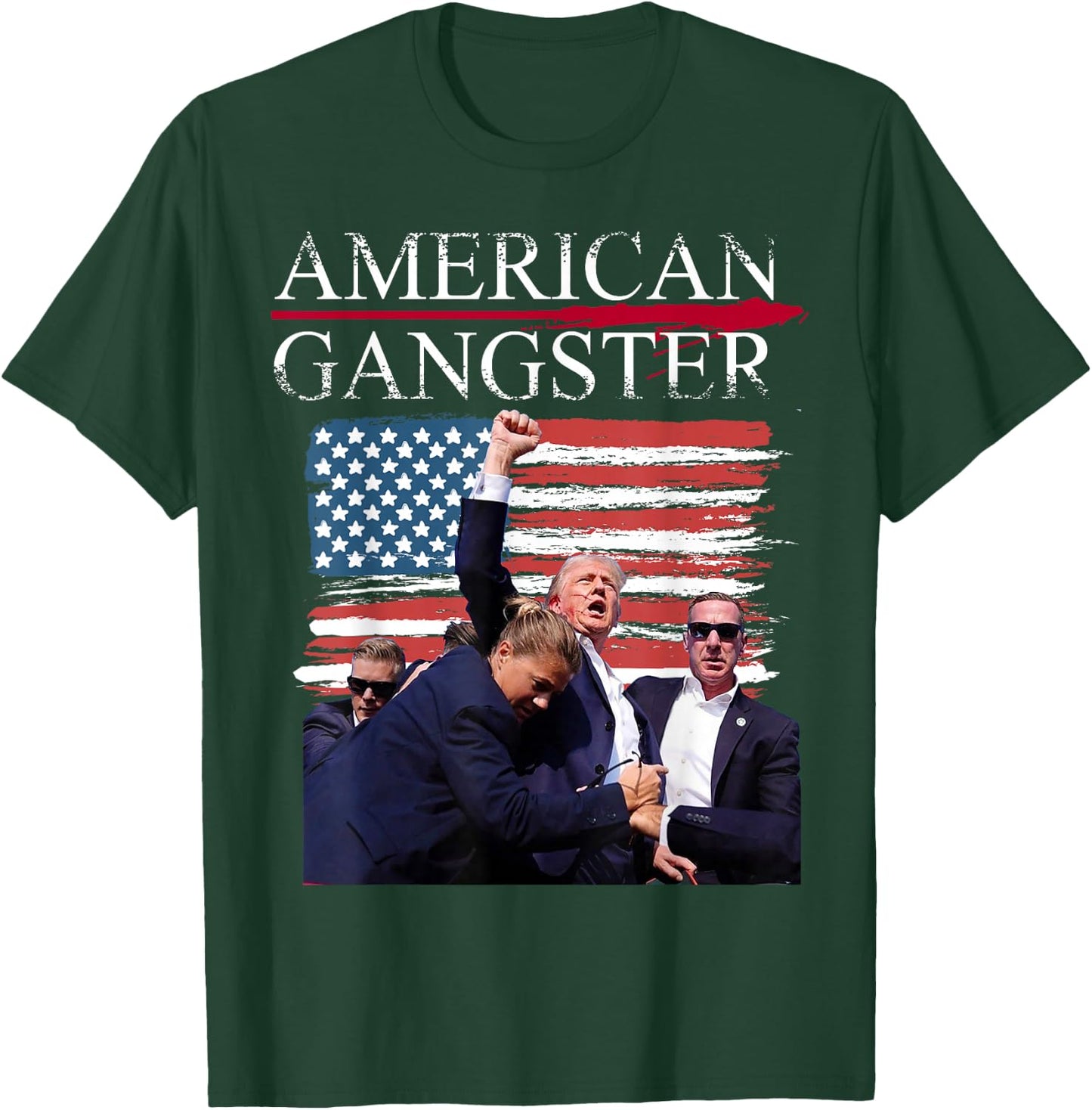American Trump Gangster T-Shirt - T-Shirt | Forest