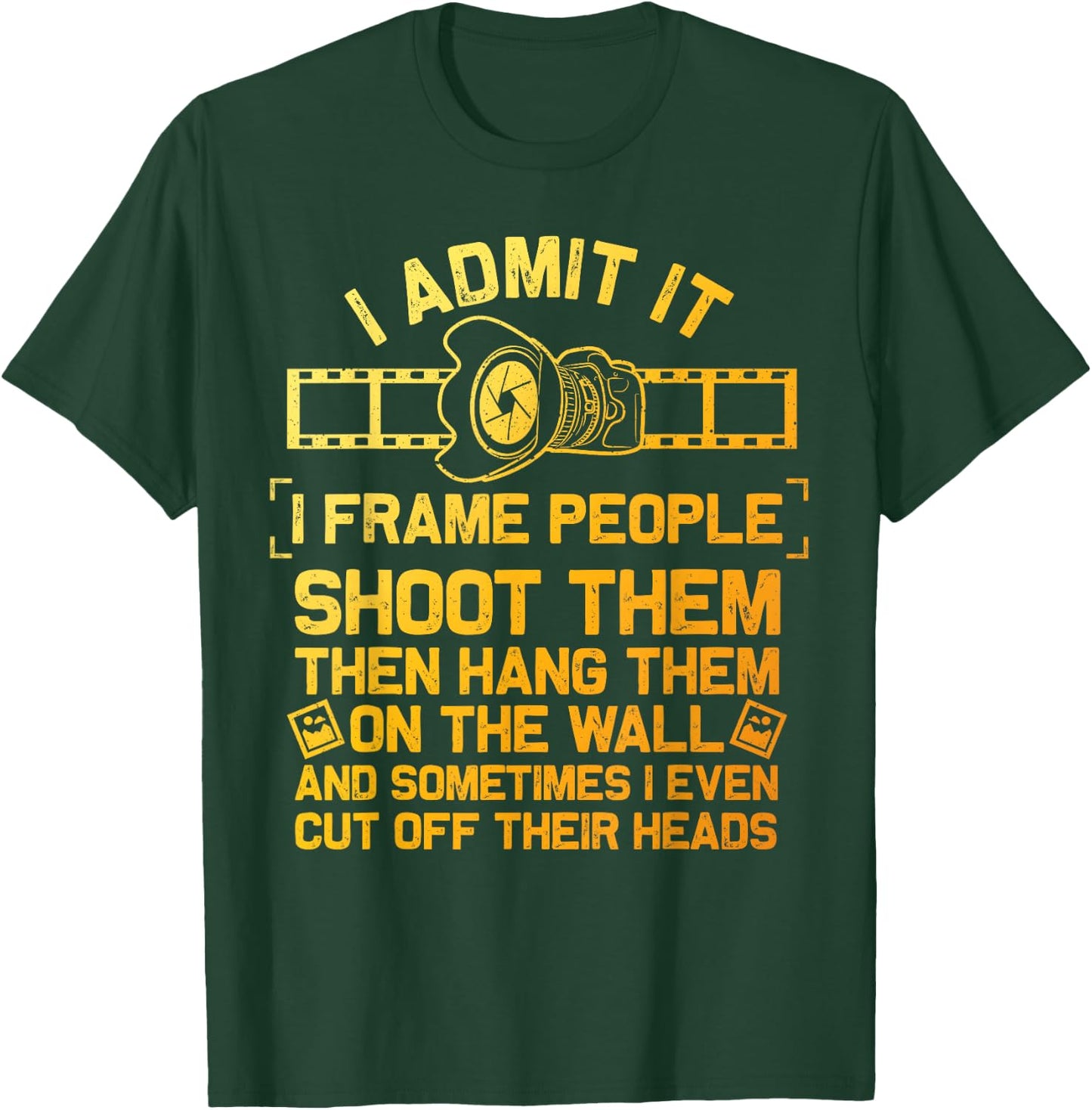 Cool Photographer Design Women Camera Photography T-Shirt - T-Shirt | Forest