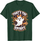 Spooky Cheerleader Ghost Halloween Costume Cheer Mom Spirit T-Shirt - T-Shirt | Forest