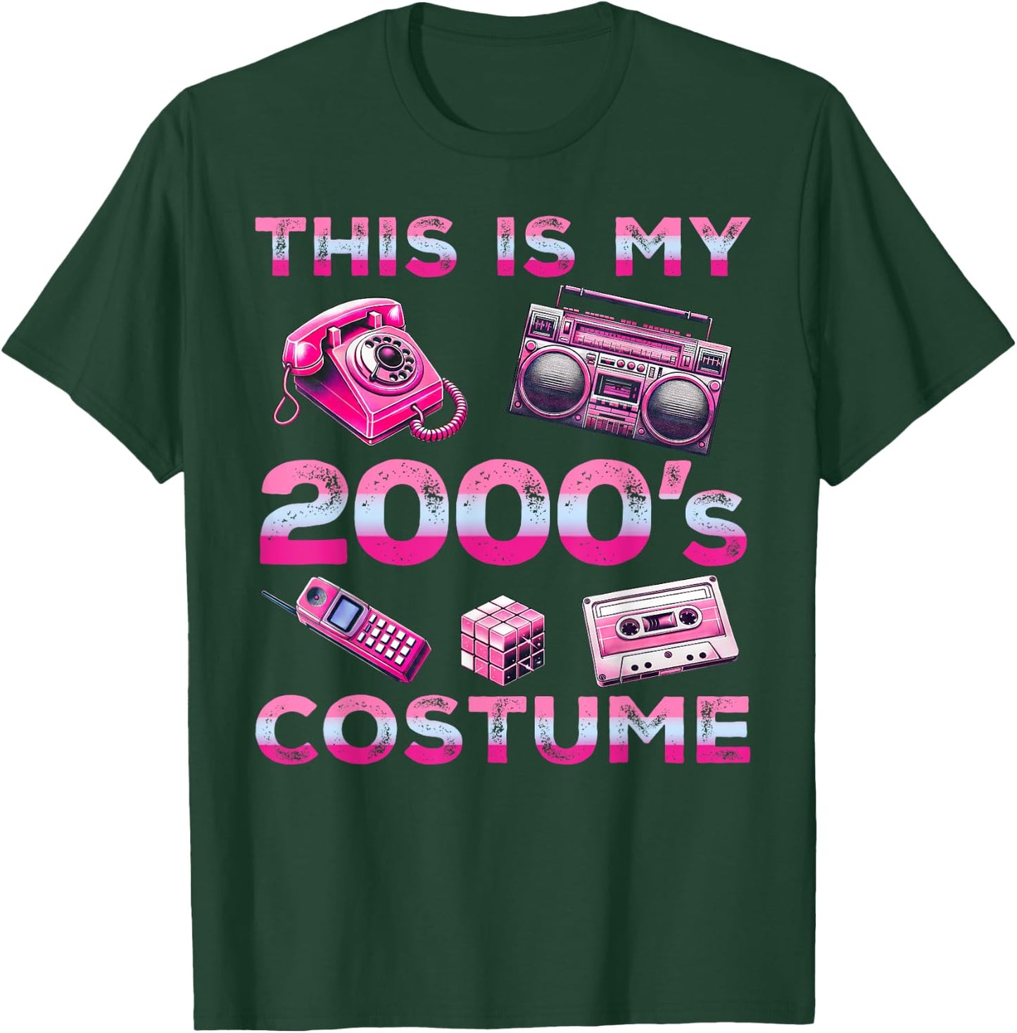 This Is My 2000s Costume 2000's style 2000s Retro Party T-Shirt - T-Shirt | Forest