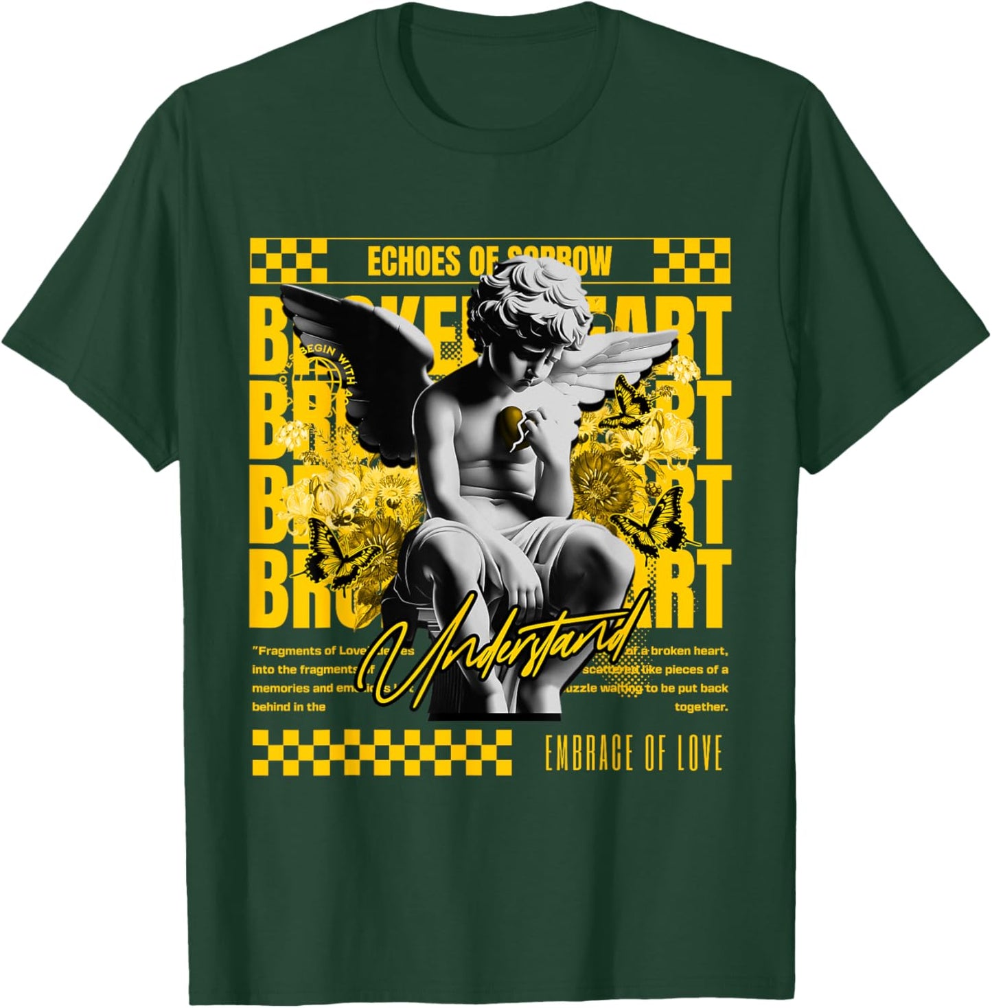Broken Heart Vivid Sulfur 4s Matching Women T-Shirt - T-Shirt | Forest