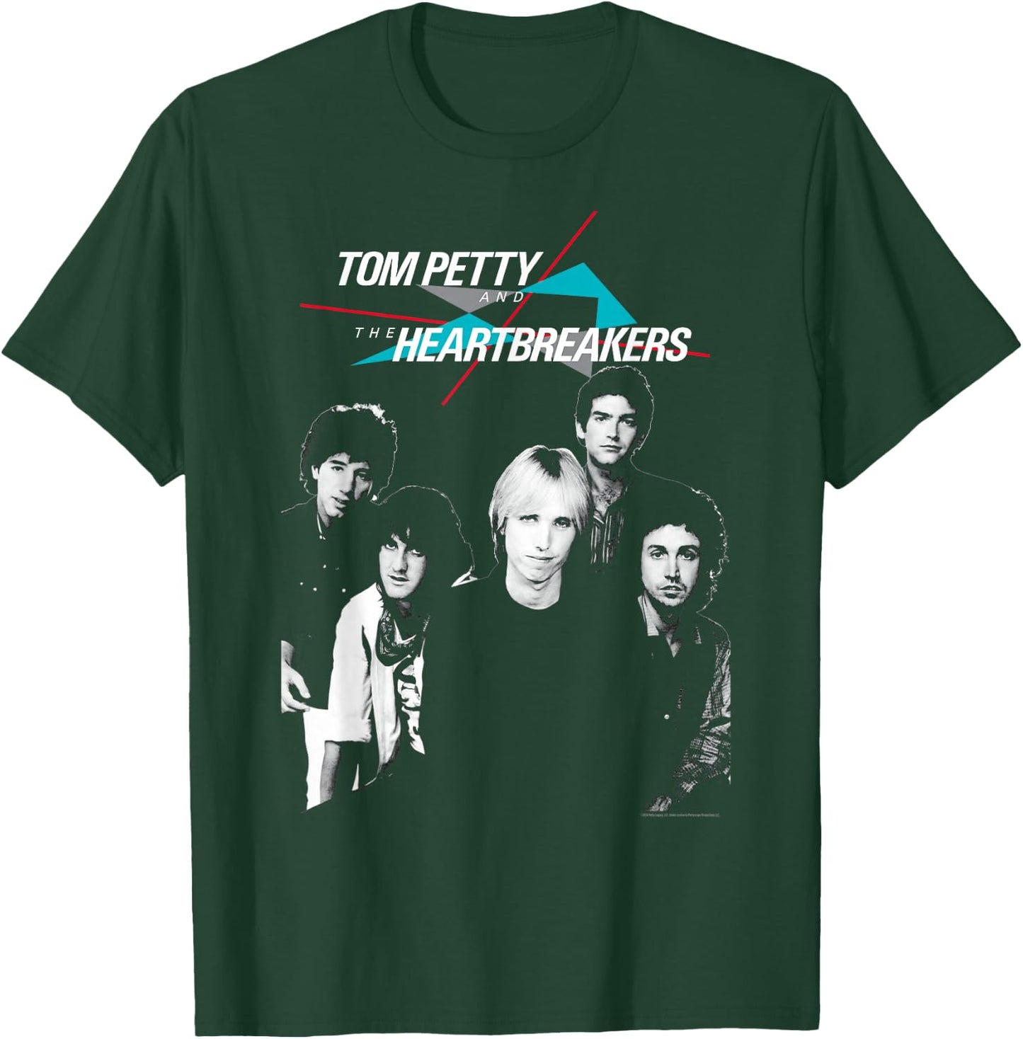 Tom Petty Women's Black Modern Music T-Shirt - T-Shirt | Forest