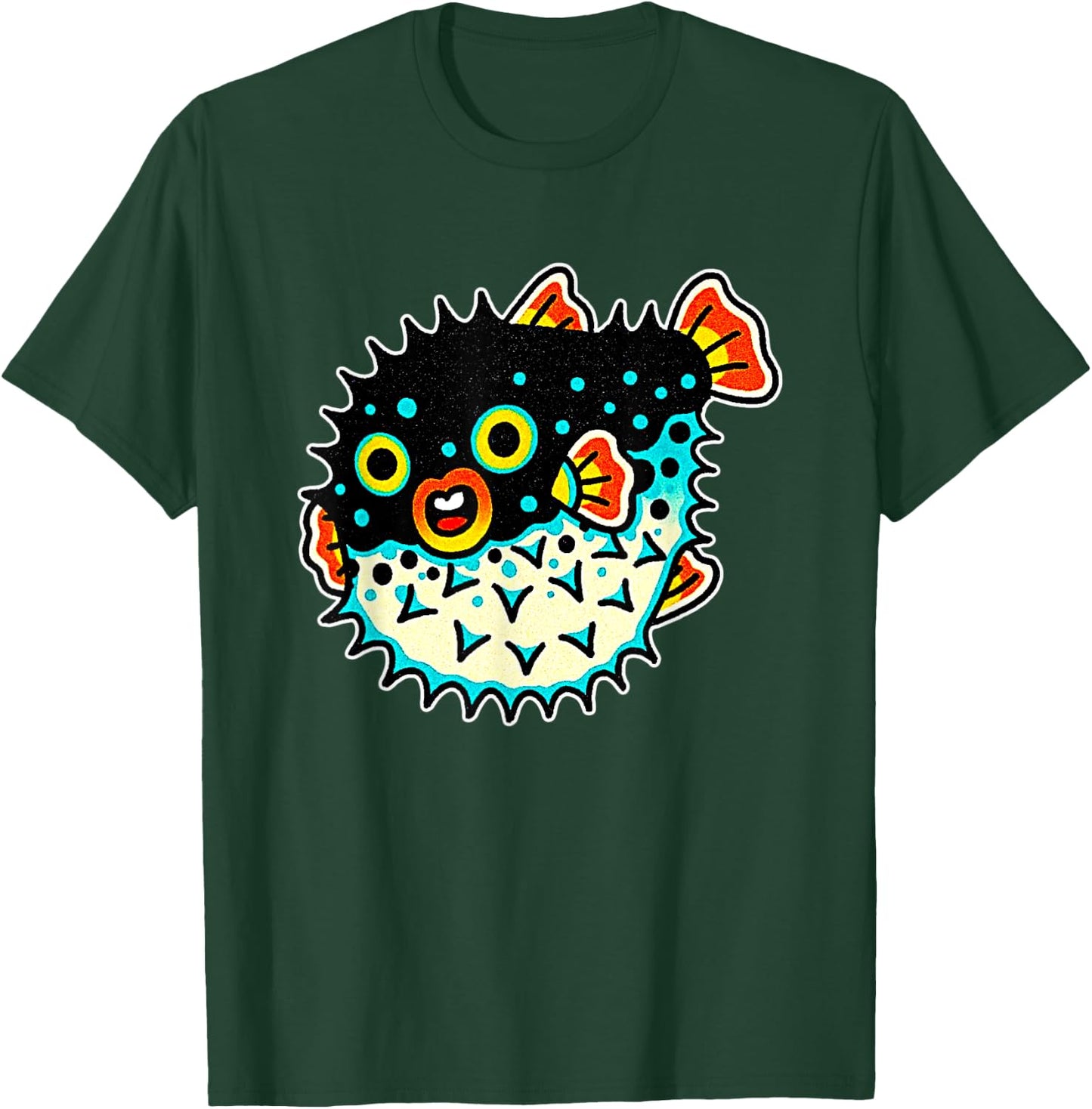 Pufferfish T-Shirt - T-Shirt | Forest