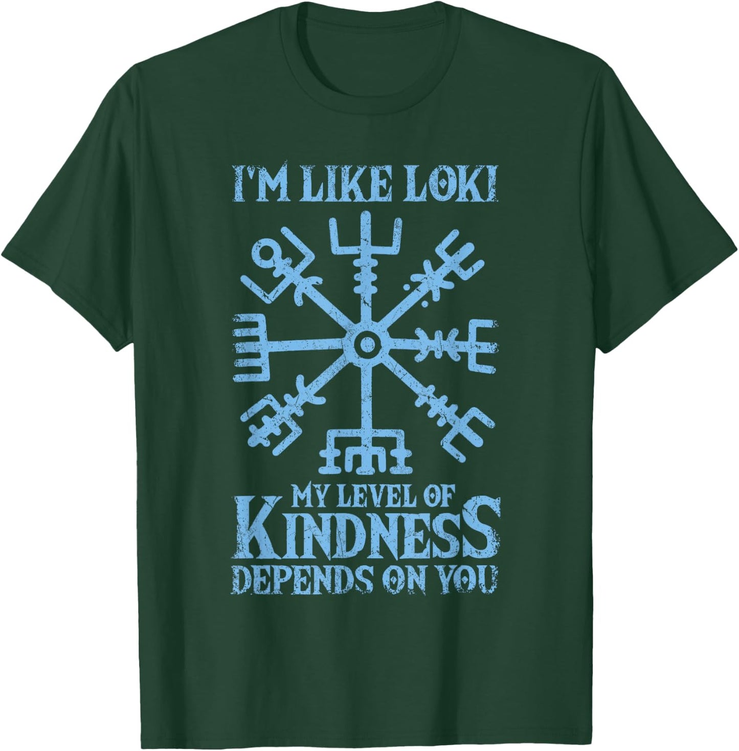 Loki Viking Norse Mythology God Loki , Small, Black T-Shirt - T-Shirt | Forest