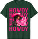 Howdy Western Cowgirl African American Black Women Girls T-Shirt - T-Shirt | Forest