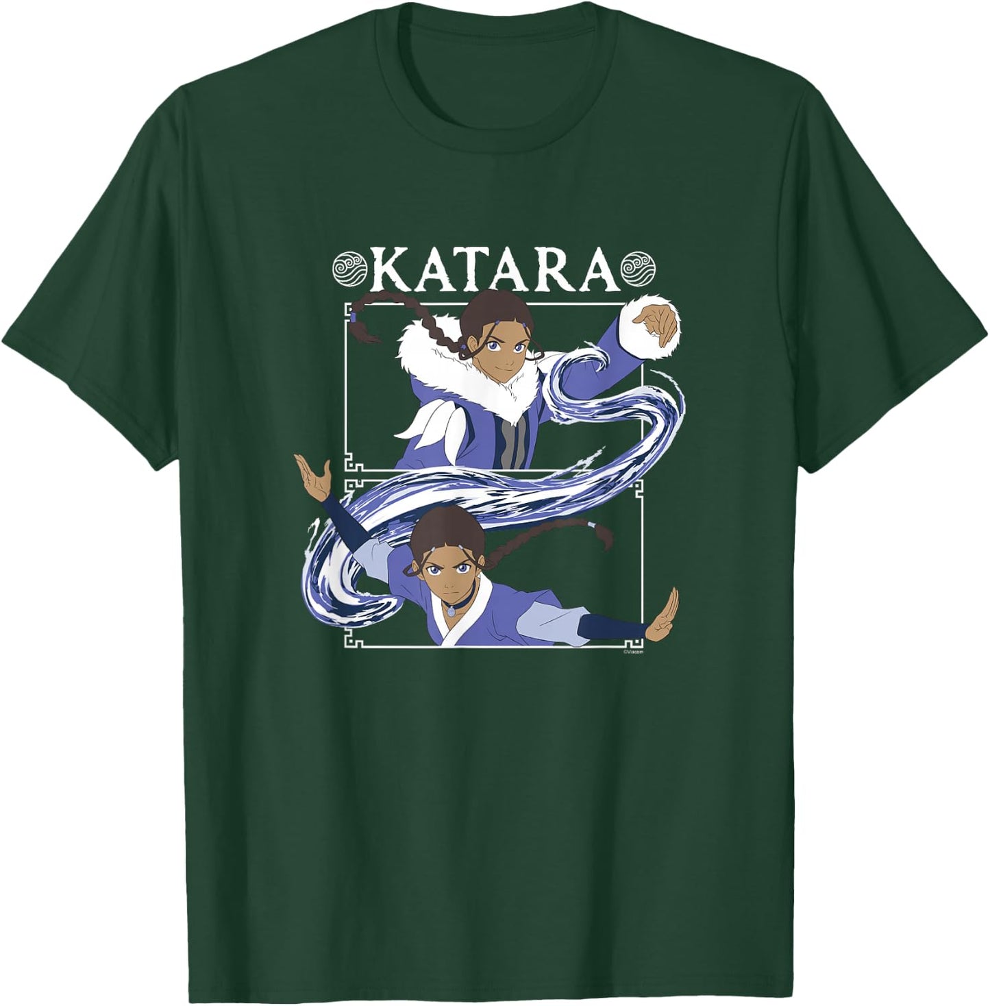 Avatar: The Last Airbender Katara Waterbending Master Panels T-Shirt - T-Shirt | Forest