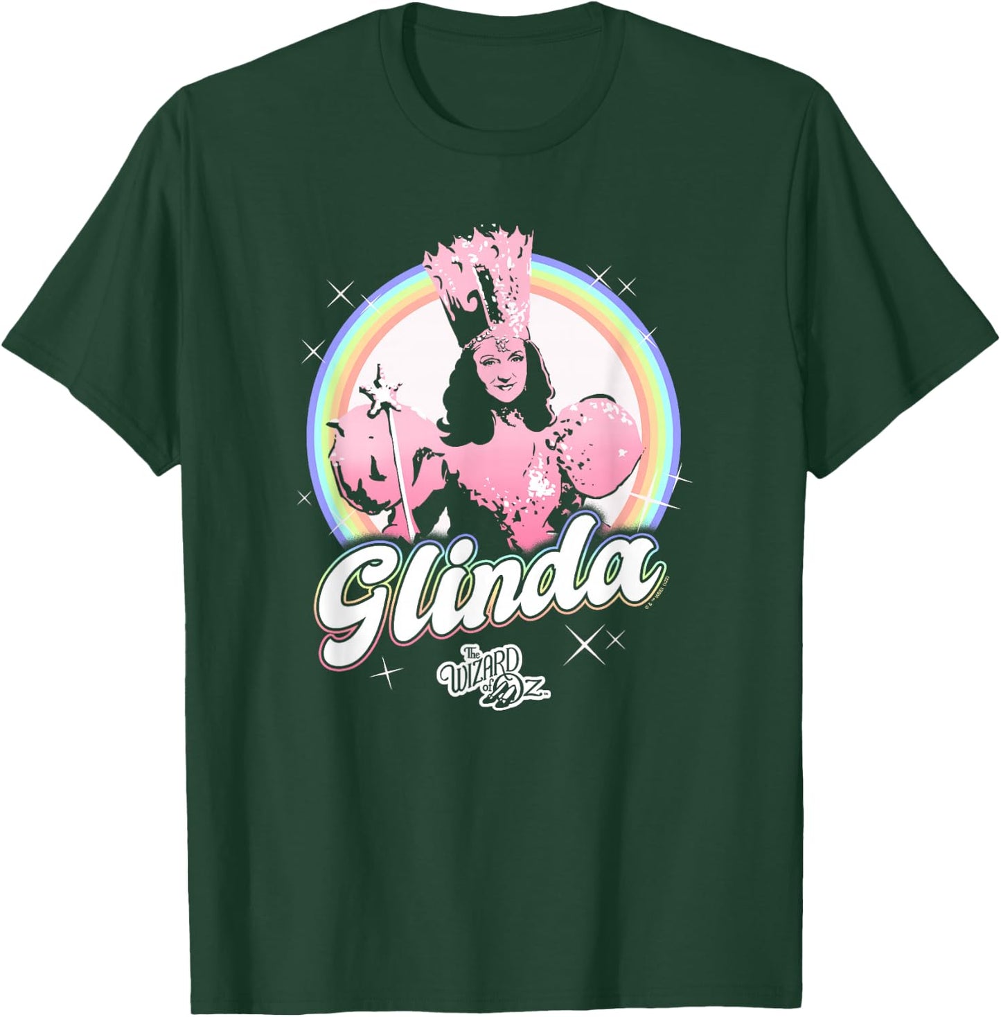 The Wizard of Oz Pride Glinda Rainbow Poster T-Shirt - T-Shirt | Forest