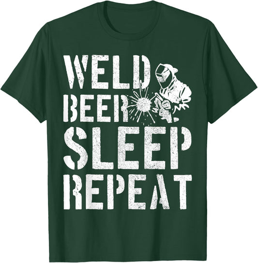 Welding Locksmith Welder Funny Gift T-Shirt - T-Shirt | Forest