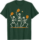 Funny Skeleton Playing Pickleball Halloween Costume Men T-Shirt - T-Shirt | Forest