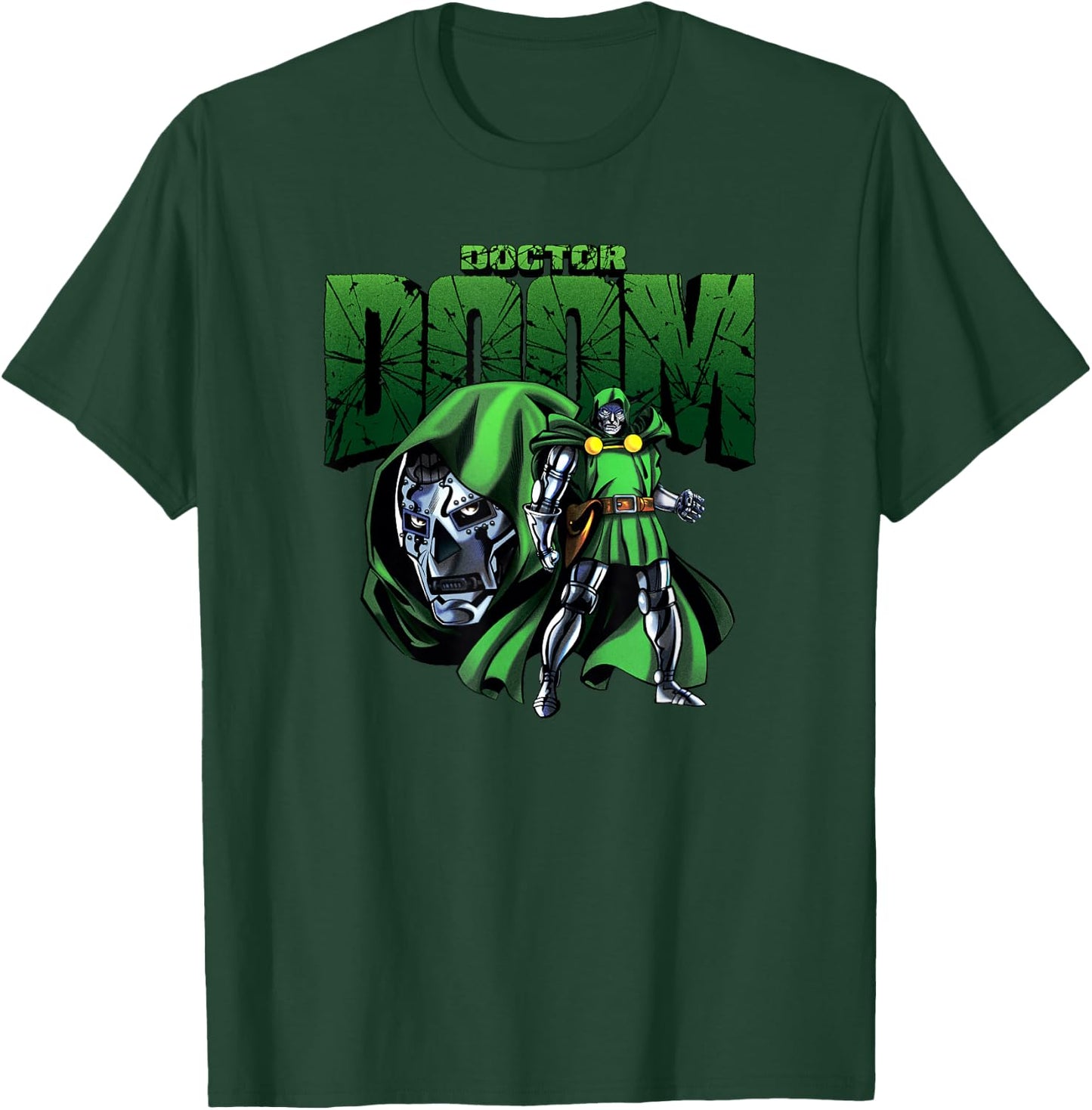 Marvel Fantastic Four Doctor Doom Epic Villain Classic T-Shirt - T-Shirt | Forest