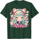Anime Waifu Cute Anime Manga Cat Girl Sweet Retro Japan T-Shirt - T-Shirt | Forest