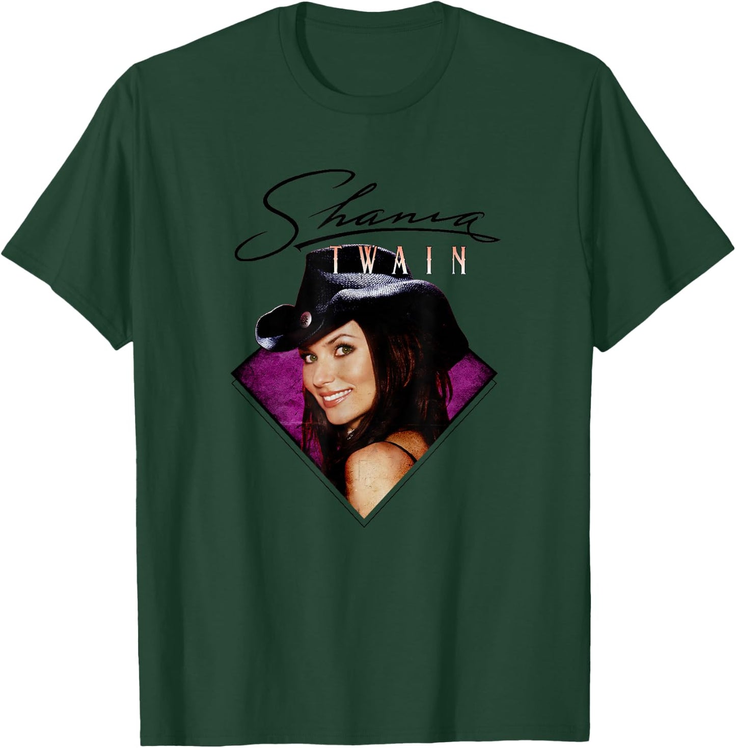 Official Shania Twain Purple Photo T-Shirt - T-Shirt | Forest