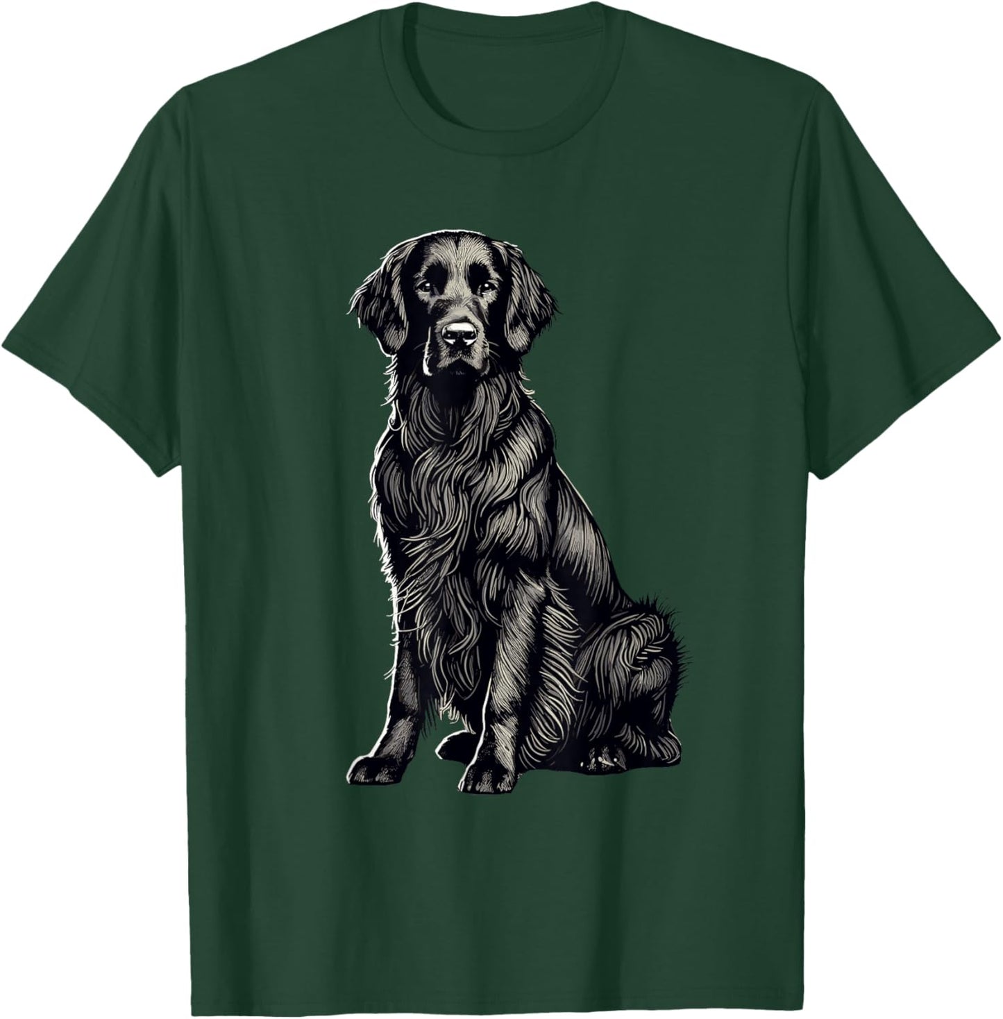 Flat-Coated Retriever T-Shirt - T-Shirt | Forest