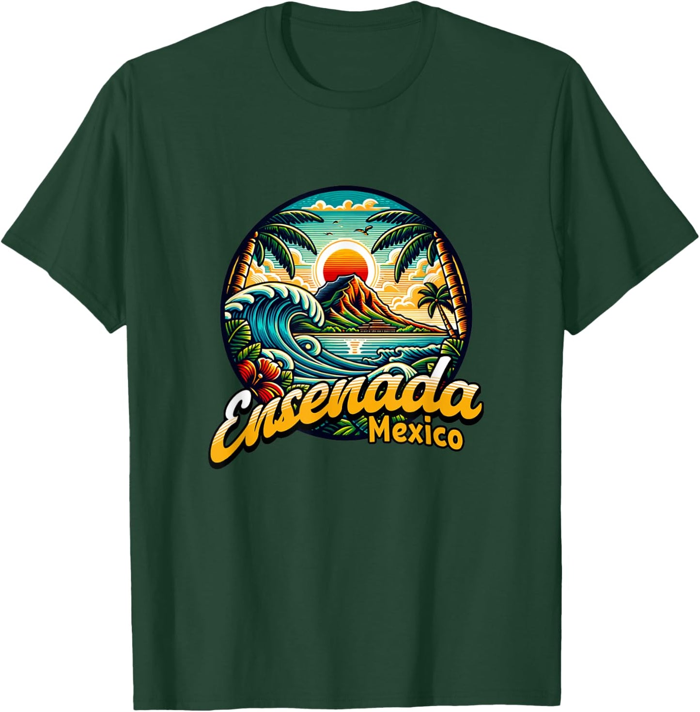 Ensenada Mexico Souvenir / Ensenada T-Shirt - T-Shirt | Forest