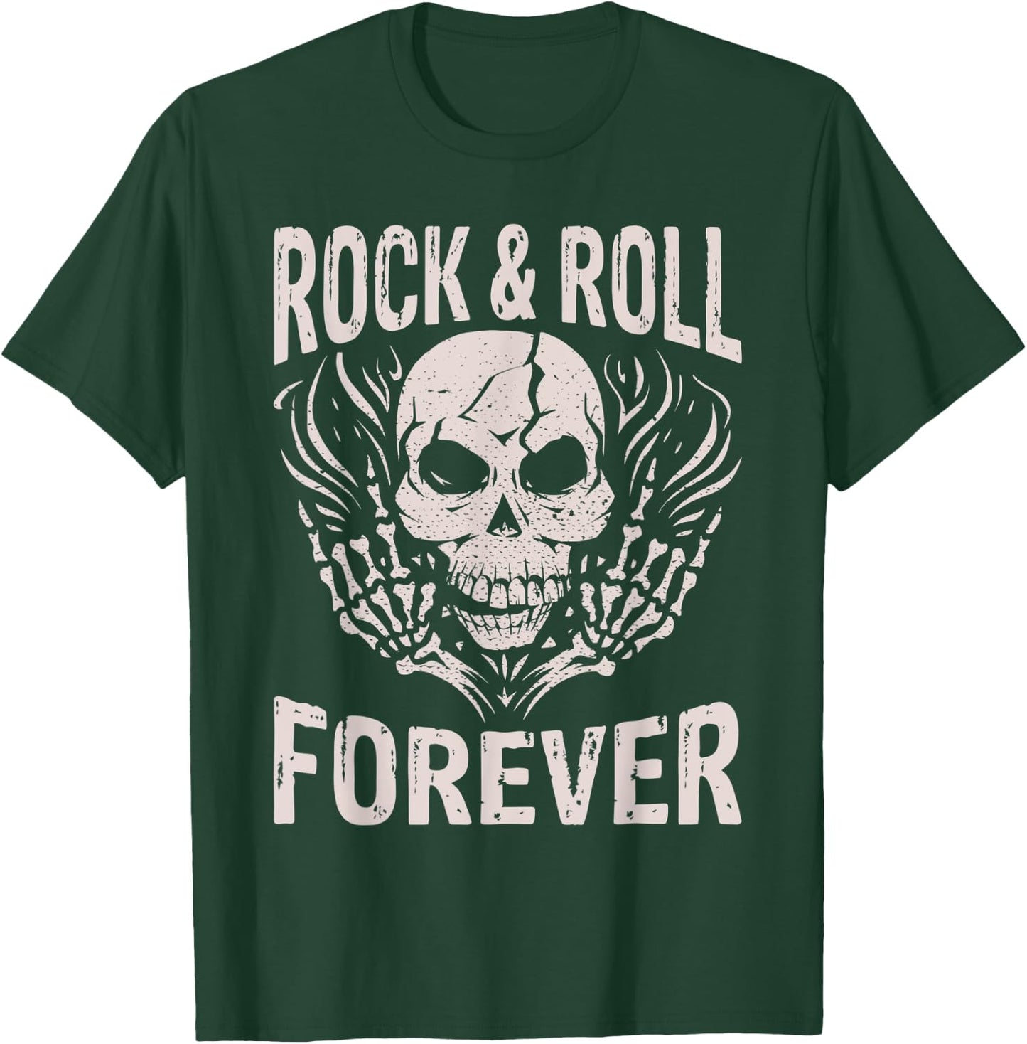 Rock and Roll Forever Rocker T-Shirt - T-Shirt | Forest