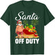 Cute Santa Off Duty Sleigh Summer Vacation Christmas In July Men Women Kids T-Shirt - T-Shirt | Forest
