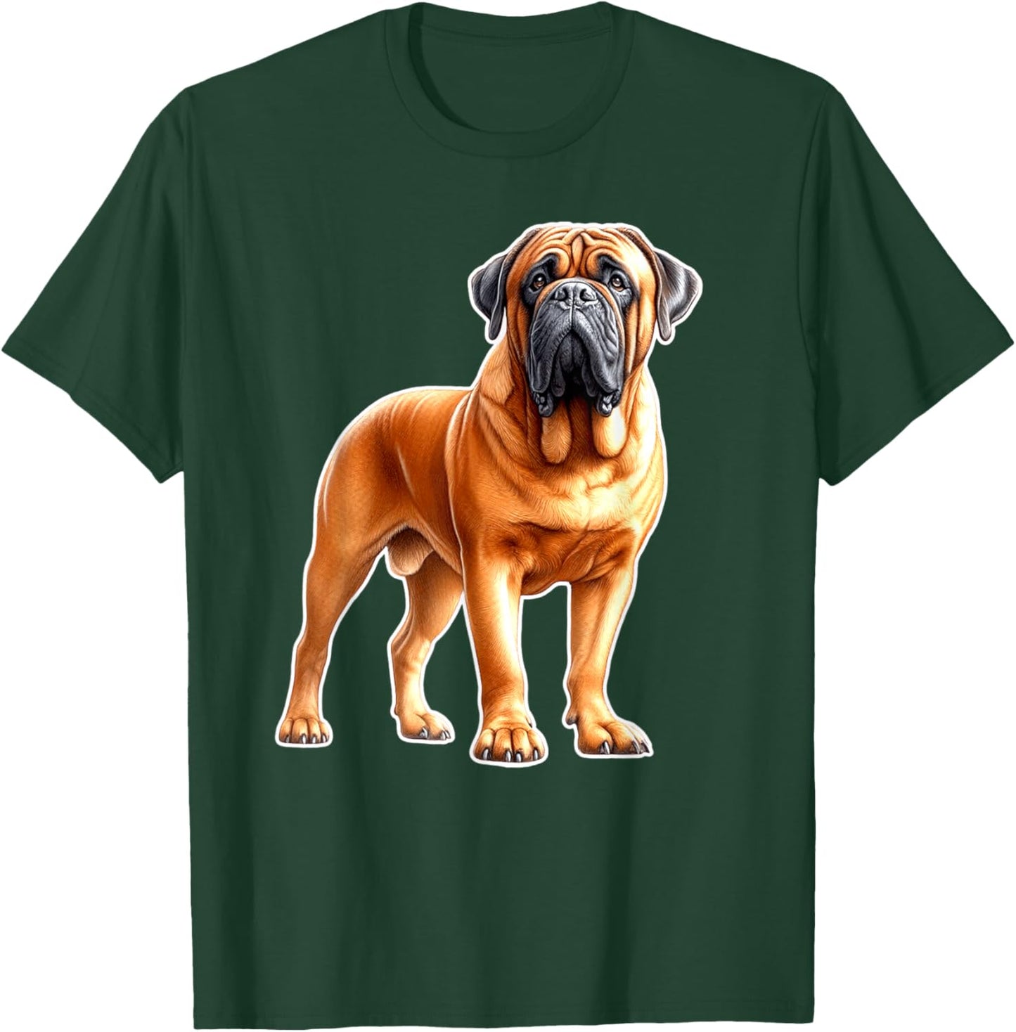 Bullmastiff x Mastiff Dog T-Shirt - T-Shirt | Forest