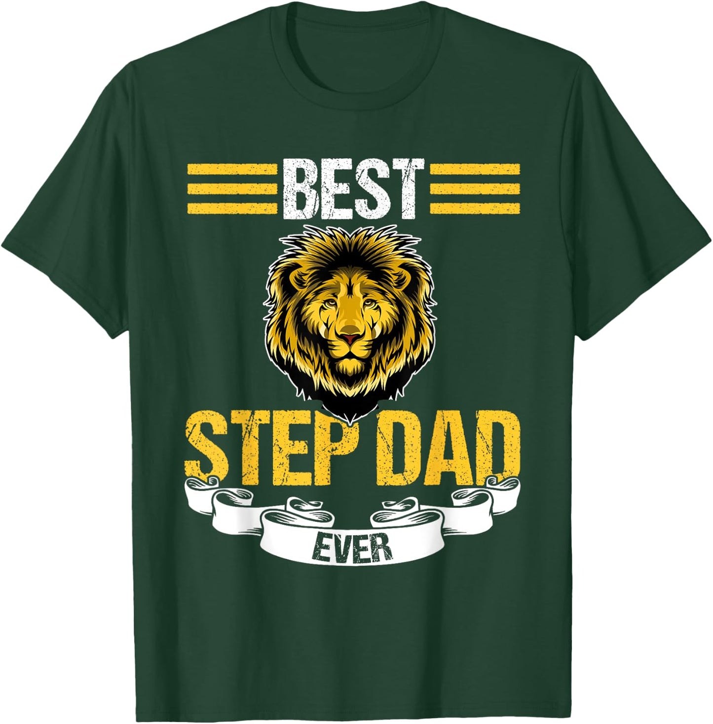 Best Step Dad Ever Stepfather T-Shirt - T-Shirt | Forest