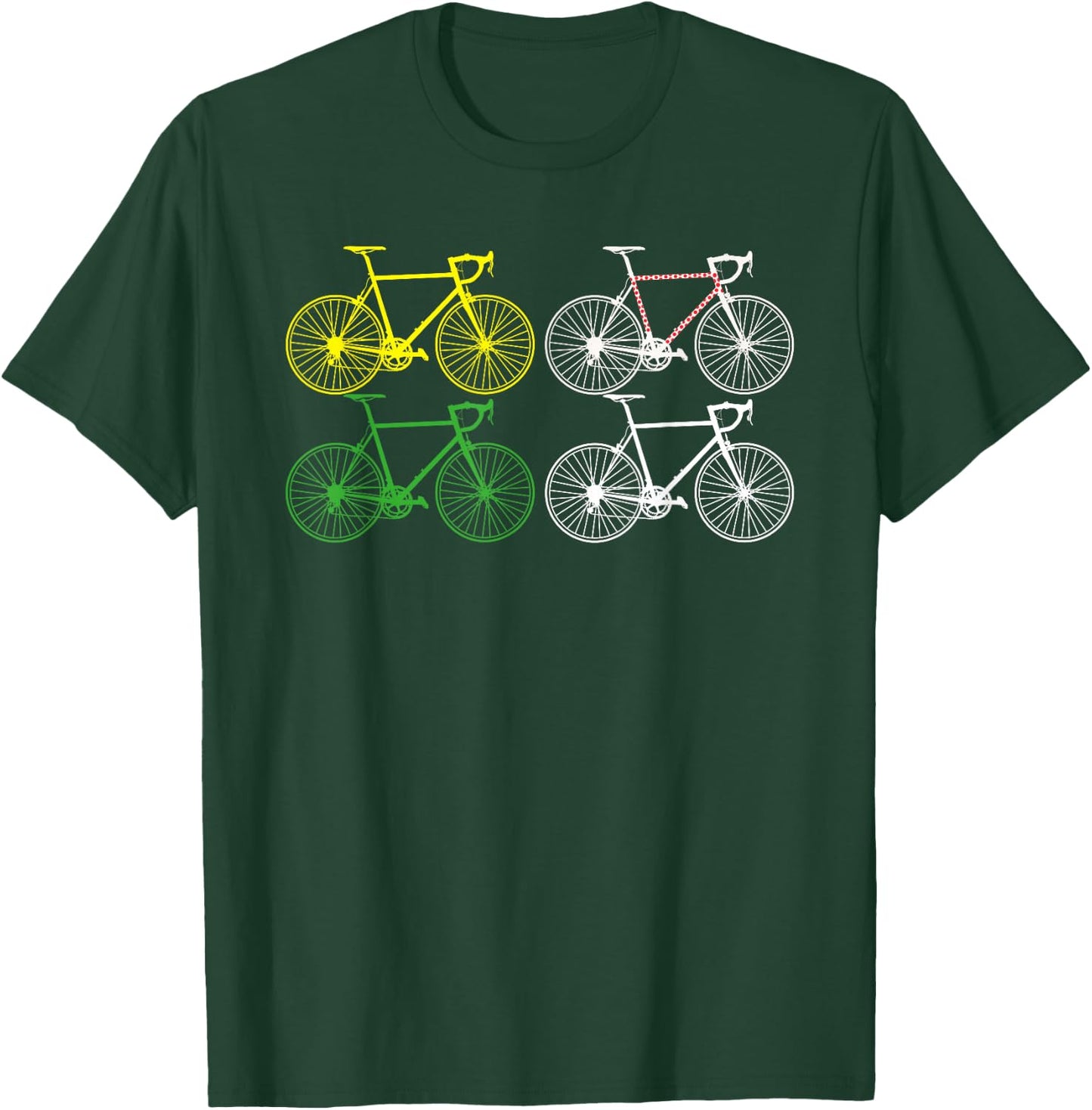 France Cycling Tour Racing Road Bike Bicycle Race Biking T-Shirt - T-Shirt | Forest