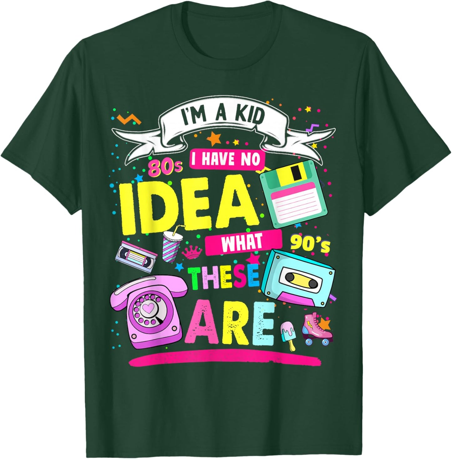 80s Outfit Ideas for Toddlers & Kids 90s Nostalgia T-Shirt - T-Shirt | Forest