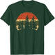 Retro Wilderness Bear Trees Reflection Outdoor Forest T-Shirt - T-Shirt | Forest