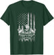 Millwright Skull and Wrenches American Flag T-Shirt - T-Shirt | Forest