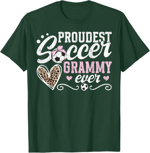 Proudest Soccer Grammy Ever Grammy Of A Soccer Player Grammy T-Shirt - T-Shirt | Forest