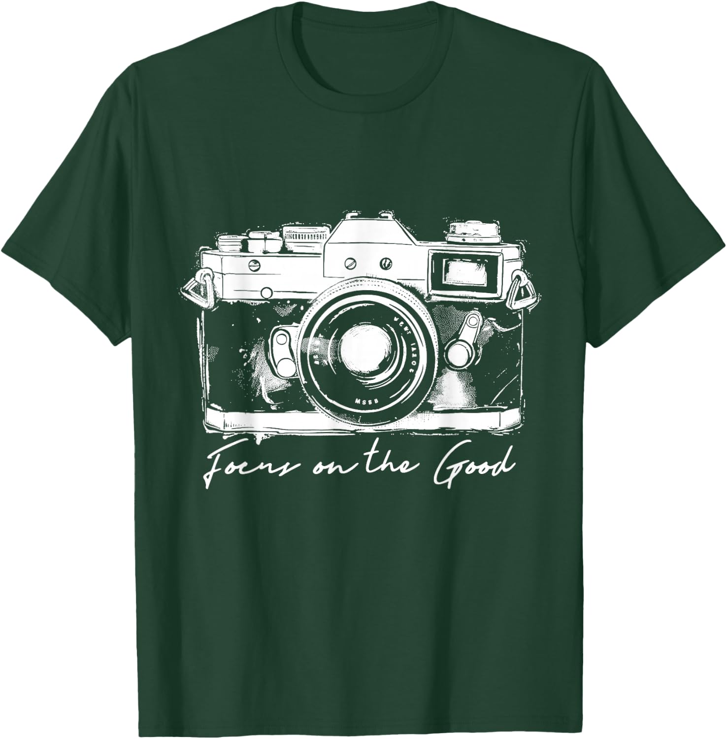 Photographer Focus On The Good Camera Vintage Photography T-Shirt - T-Shirt | Forest