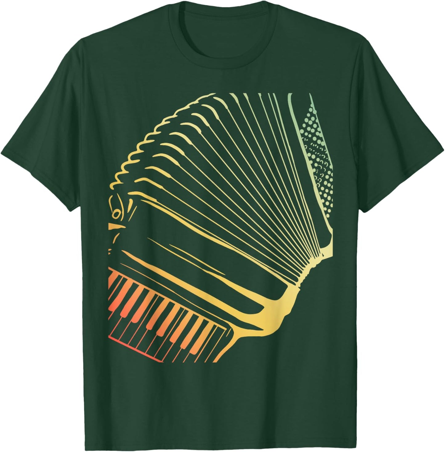 Retro Air Accordion T-Shirt - T-Shirt | Forest