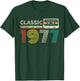 Classic 1977 Vintage 1977 Cassette Tape Men Women Birthday T-Shirt - T-Shirt | Forest