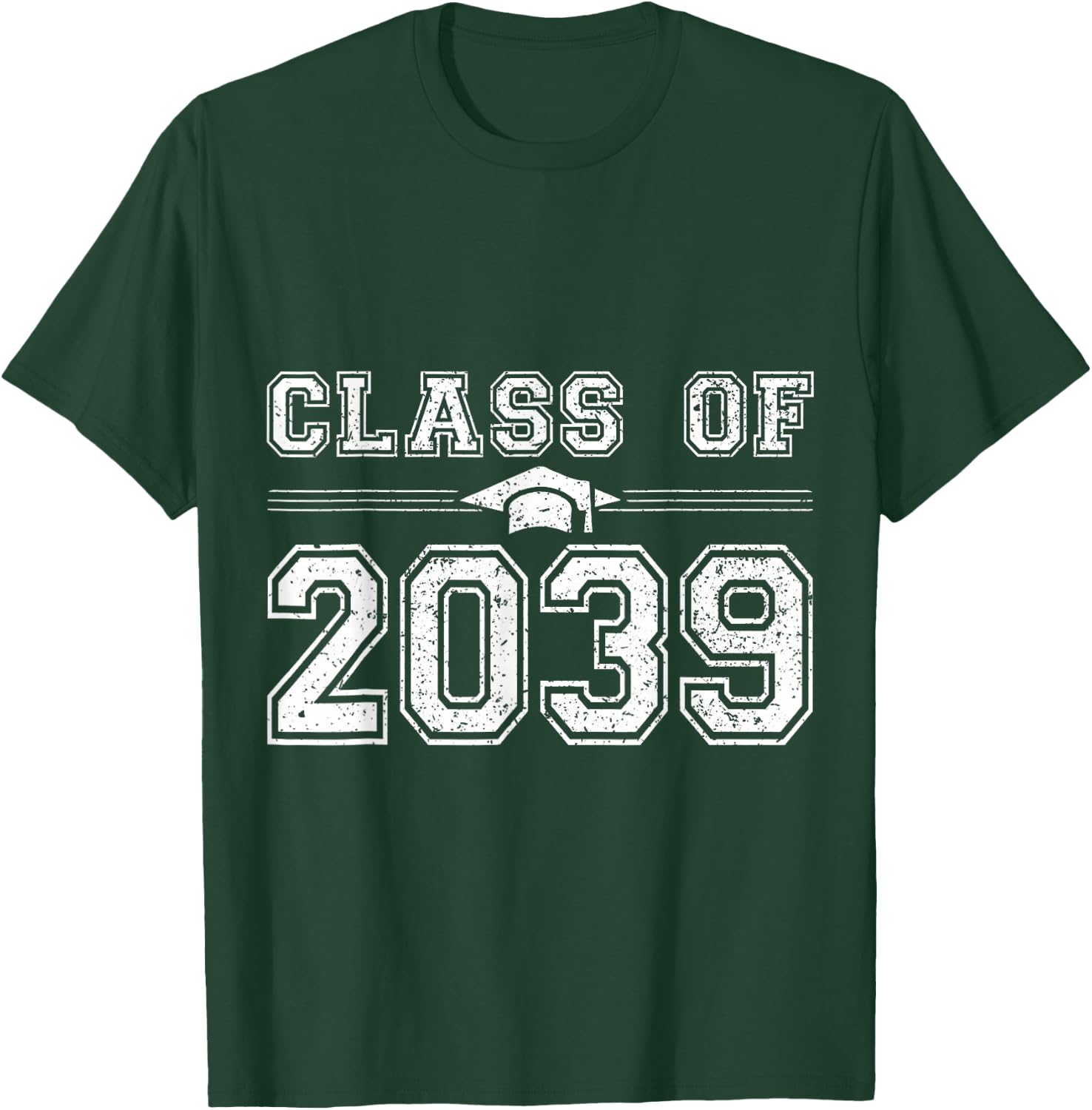 Class of 2039 Grow With Me Graduate 2039 First Day of School T-Shirt - T-Shirt | Forest