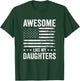 Awesome Like My Daughters Men Funny Fathers Day Dad T-Shirt - T-Shirt | Forest