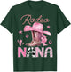 Rodeo Nana Pink Boots Coquette CowGirl Birthday Party T-Shirt - T-Shirt | Forest