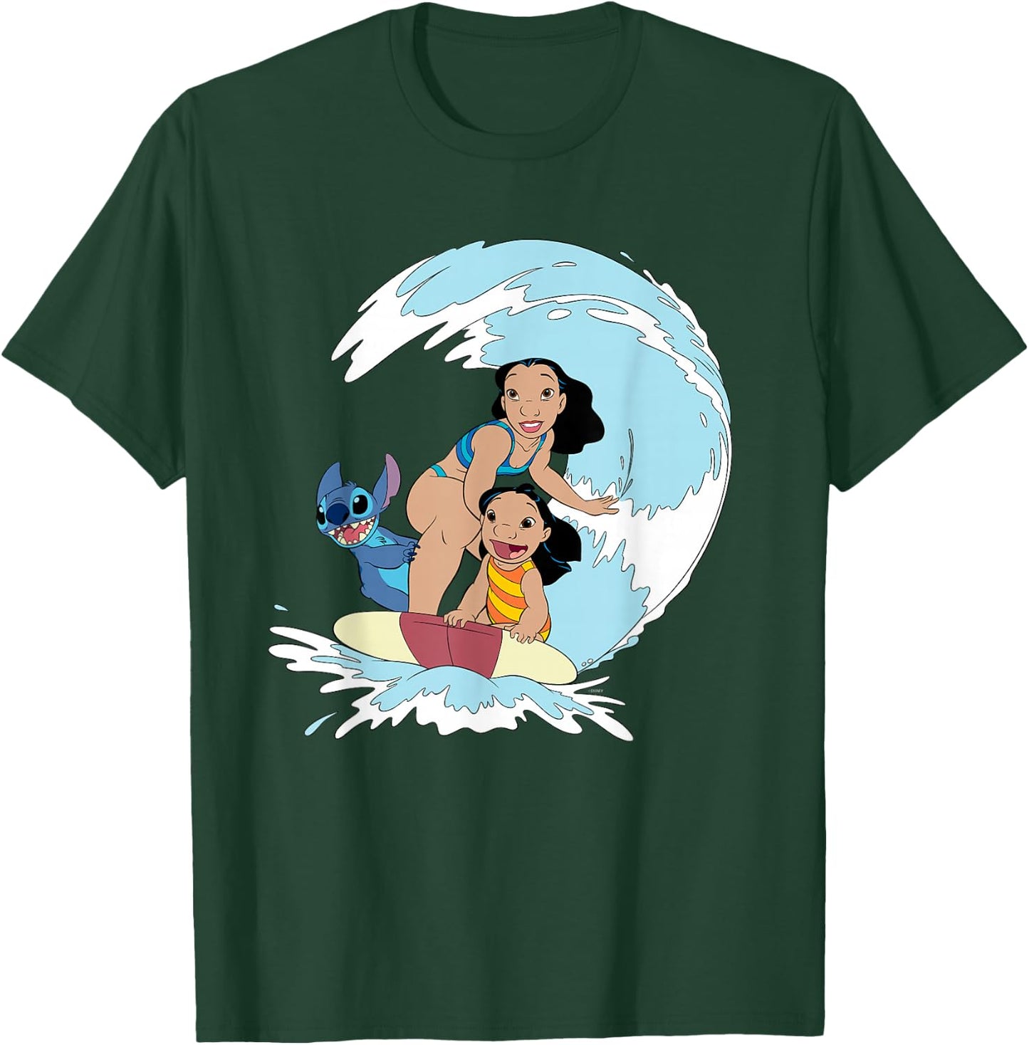 Disney Lilo and Stitch Nani Family Surf Sesh T-Shirt - T-Shirt | Forest