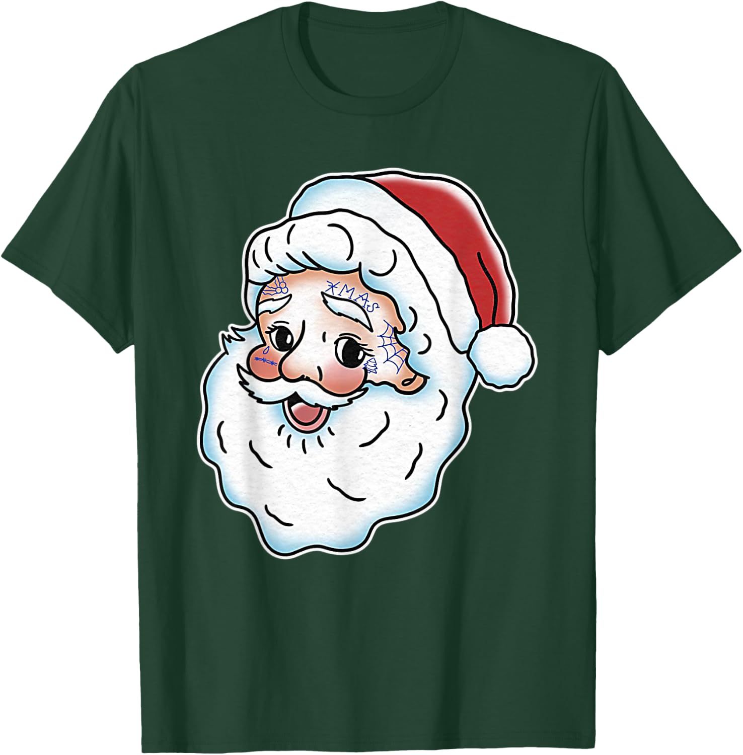 Santa Claus Tattoo T-Shirt - T-Shirt | Forest