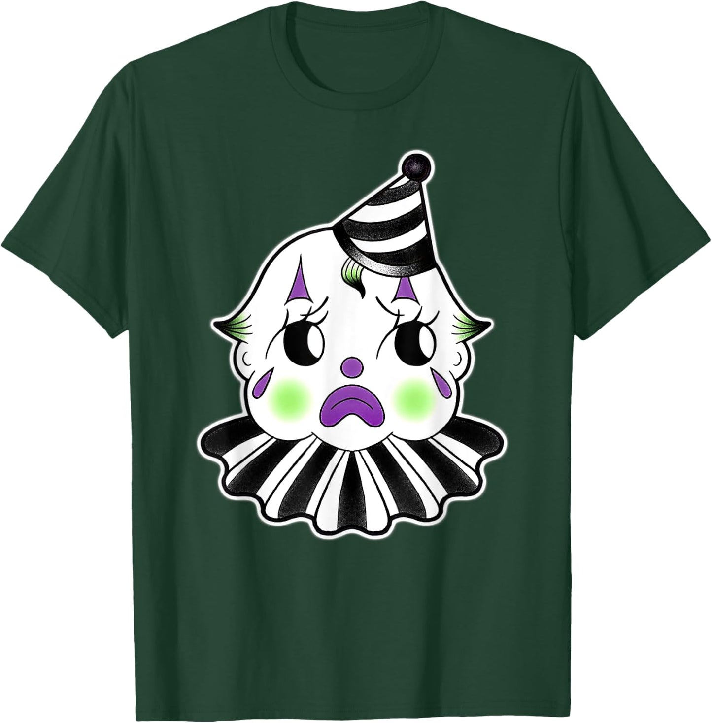 Urban Empyre Kewpie Baby Spooky Clown Sad Doll T-Shirt - T-Shirt | Forest