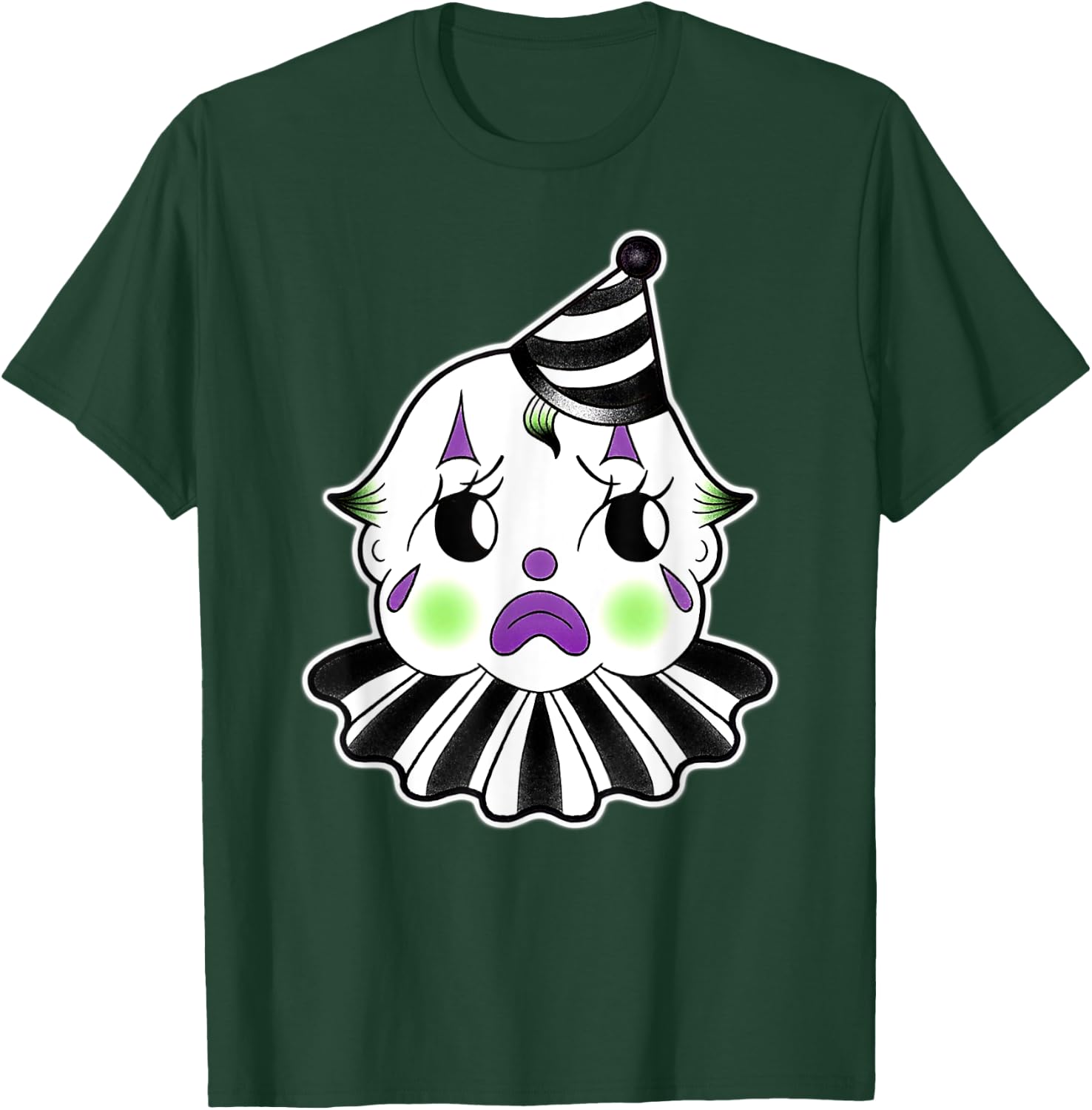 Urban Empyre Kewpie Baby Spooky Clown Sad Doll T-Shirt - T-Shirt | Forest