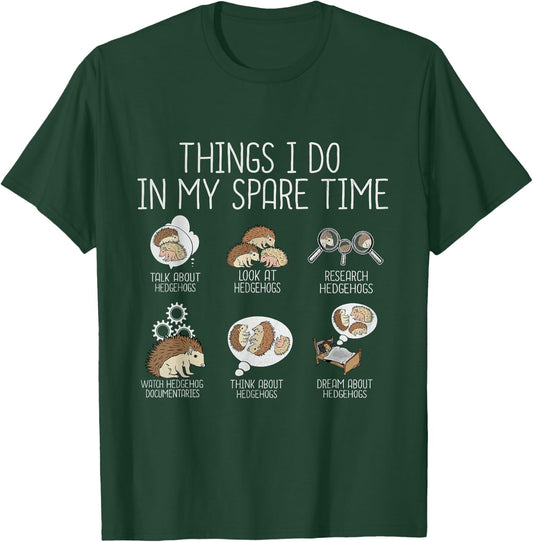 Funny Hedgehog Lover Kids Women Hedgehog T-Shirt - T-Shirt | Forest