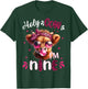I'm Nine Years Old Girl It's My 9th Birthday Highland Cow T-Shirt - T-Shirt | Forest