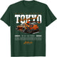 Cool Retro Vintage Japanese JDM Tokyo Japan Drift Race Car T-Shirt - T-Shirt | Forest