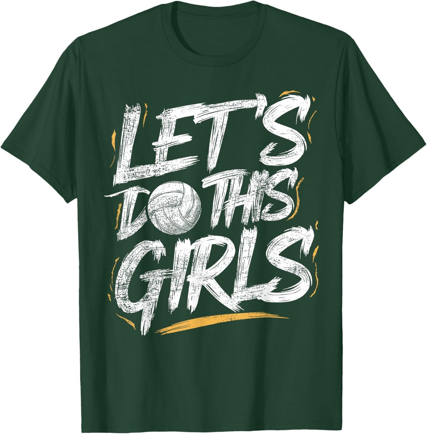Girl Volleyball Player Women Volleyball Team - Volleyball T-Shirt - T-Shirt | Forest