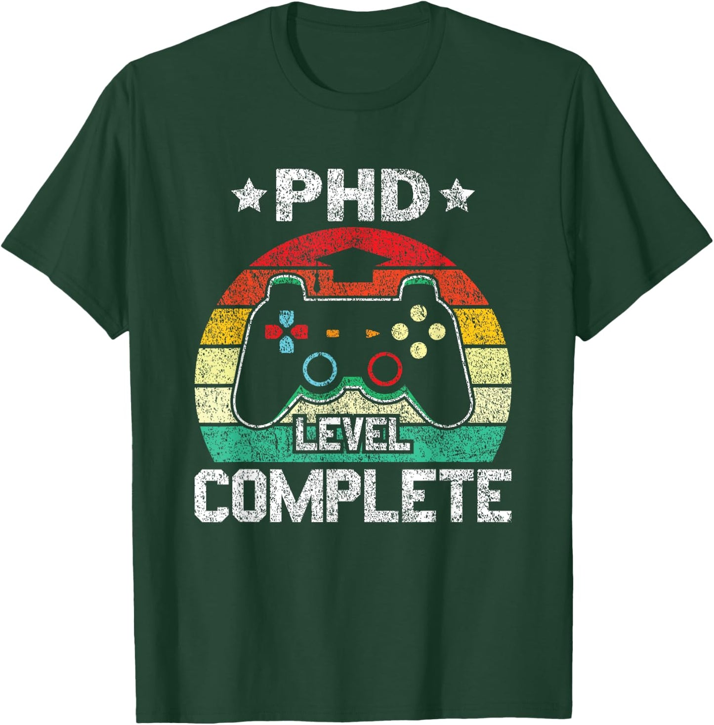 PhD Level Complete PhD Doctoral Degree Graduation Doctorate T-Shirt - T-Shirt | Forest