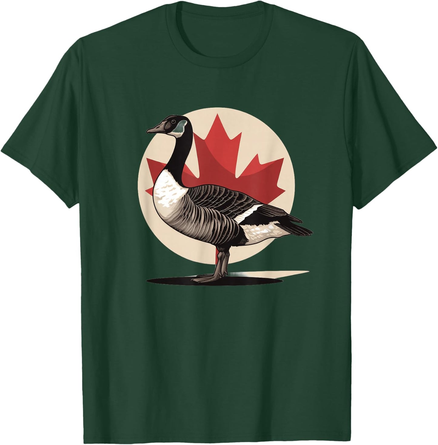 Canadian Goose 80s Retro Look T-Shirt - T-Shirt | Forest