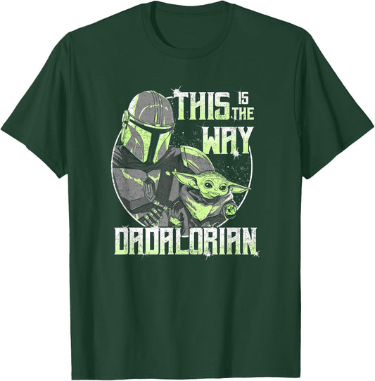 Star Wars: The Mandalorian Father's Day The Way Dad Retro T-Shirt - T-Shirt | Forest
