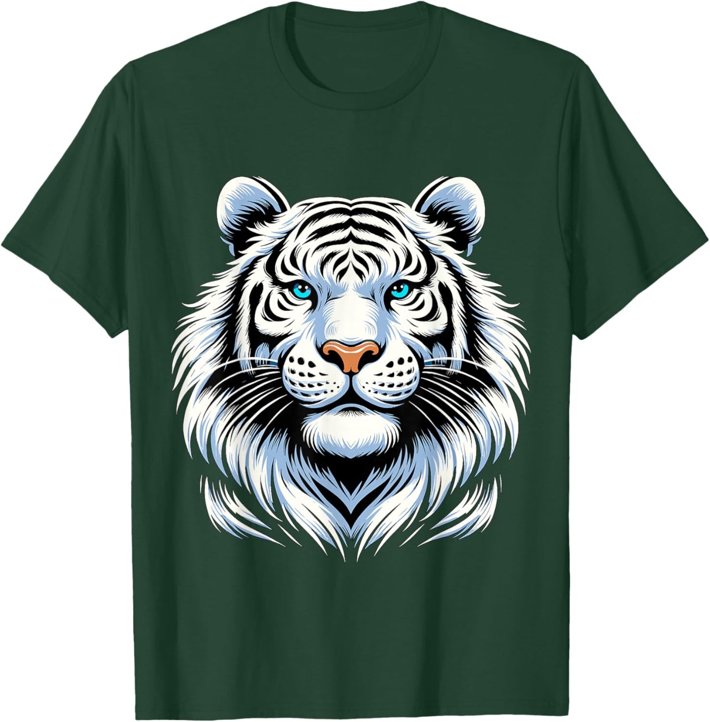 White Bengal Tiger T-Shirt - T-Shirt | Forest